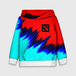 Толстовка-худи детская Dota краски, цвет: 3D-белый
