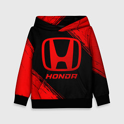 Толстовка-худи детская Honda - red gradient, цвет: 3D-черный