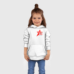 Толстовка-худи детская Праздник-9 мая, цвет: 3D-белый — фото 2