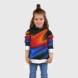 Толстовка-худи детская Multicoloured, цвет: 3D-белый — фото 2