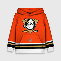 Толстовка-худи детская Anaheim Ducks NHL, цвет: 3D-белый