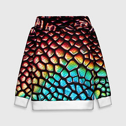 Детская толстовка Макро кожа дракона