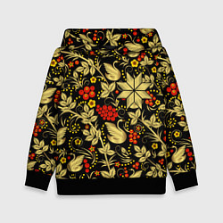 Толстовка-худи детская Корни прошлого в настоящем, цвет: 3D-черный