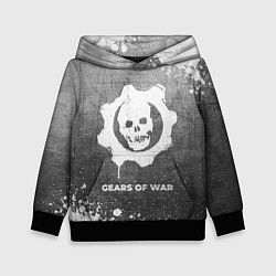 Толстовка-худи детская Gears of War - grey gradient, цвет: 3D-черный