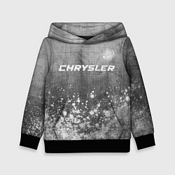 Толстовка-худи детская Chrysler - grey gradient посередине, цвет: 3D-черный