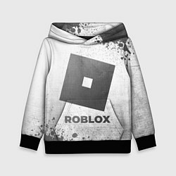 Толстовка-худи детская Roblox - white gradient, цвет: 3D-черный