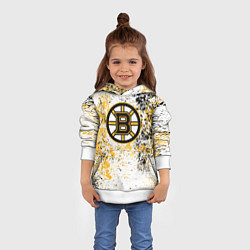 Толстовка-худи детская Boston Bruins NHL white, цвет: 3D-белый — фото 2