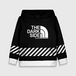 Толстовка-худи детская The dark side, цвет: 3D-белый