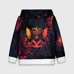 Толстовка-худи детская Магический лисёнок, цвет: 3D-белый