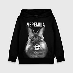 Толстовка-худи детская Черемша мем, цвет: 3D-черный