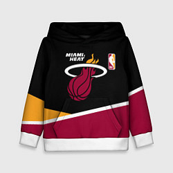 Толстовка-худи детская Майами Хит - линии, цвет: 3D-белый