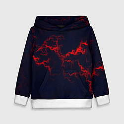 Детская толстовка Lightning red glow