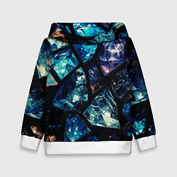 Детская толстовка Текстура драгоценных камней