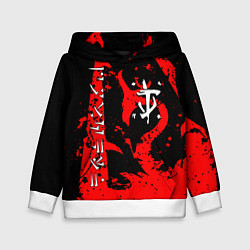 Толстовка-худи детская Doom dark age dragon, цвет: 3D-белый