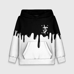 Детская толстовка Doom logo жидкие краски