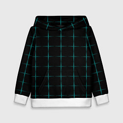 Детская толстовка Color black blue crosses