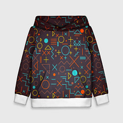 Детская толстовка Different shapes of geometry