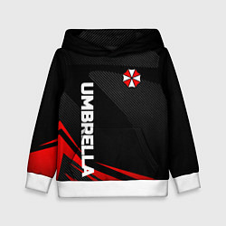 Толстовка-худи детская Umbrella - спорт, цвет: 3D-белый