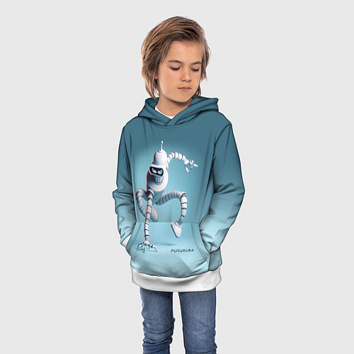 Детская толстовка Spider Bender - meme / 3D-Белый – фото 3