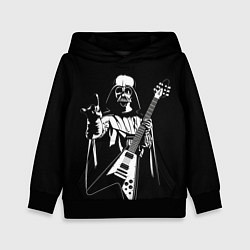 Толстовка-худи детская Дарт Вейдер рокер, цвет: 3D-черный