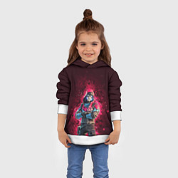 Толстовка-худи детская Fortnite Bonehead, цвет: 3D-белый — фото 2