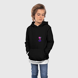 Толстовка-худи детская Crystal nightwear, цвет: 3D-белый — фото 2