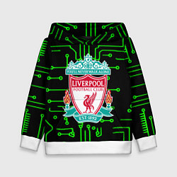 Детская толстовка Liverpool плата текстура