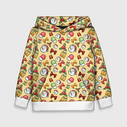 Детская толстовка Новогодний паттерн