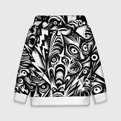 Детская толстовка Lightnings and faces - ai art fantasy