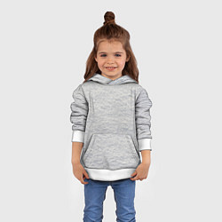 Толстовка-худи детская Снег сугробы, цвет: 3D-белый — фото 2