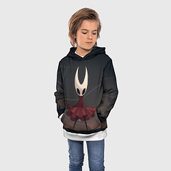 Толстовка-худи детская Hollow Knight - Silksong, цвет: 3D-белый — фото 2