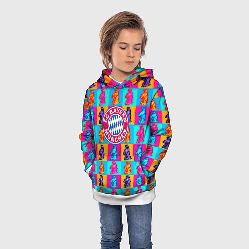 Детская толстовка Fortnite x Bayern / 3D-Белый – фото 3
