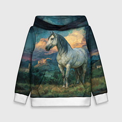 Детская толстовка Конь маслом