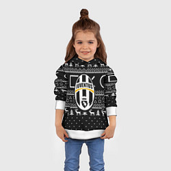 Толстовка-худи детская Ювентус геймер, цвет: 3D-белый — фото 2
