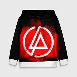Толстовка-худи детская Linkin Park: Red style, цвет: 3D-белый