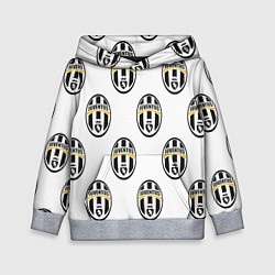 Толстовка-худи детская Juventus Pattern, цвет: 3D-меланж