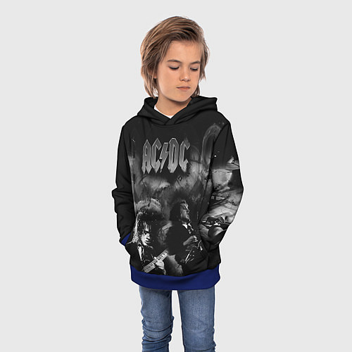 Детская толстовка AC/DC / 3D-Синий – фото 3