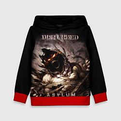 Толстовка-худи детская Disturbed, цвет: 3D-красный