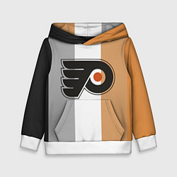 Толстовка-худи детская Philadelphia Flyers, цвет: 3D-белый