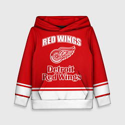 Толстовка-худи детская Detroit red wings цвета 3D-белый — фото 1