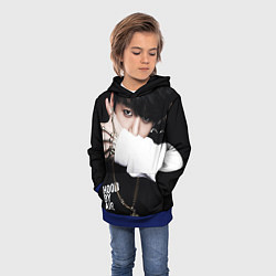 Толстовка-худи детская BTS: Hood by air, цвет: 3D-синий — фото 2