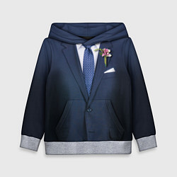 Толстовка-худи детская Жених, цвет: 3D-меланж
