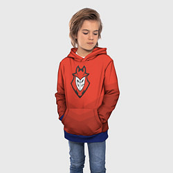 Толстовка-худи детская G2 eSports Uniform, цвет: 3D-синий — фото 2