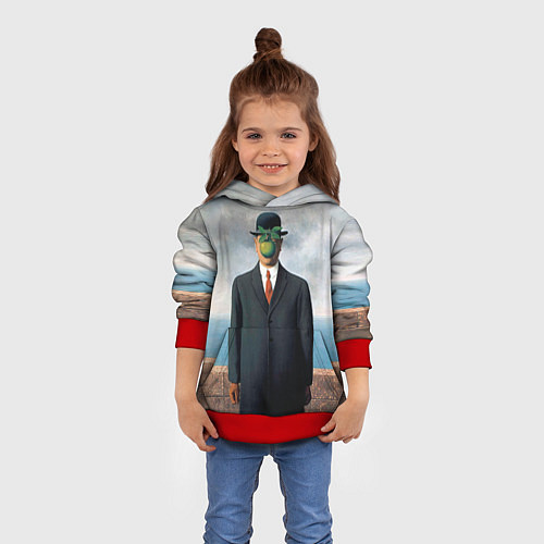 Детская толстовка Сын человеческий / 3D-Красный – фото 4