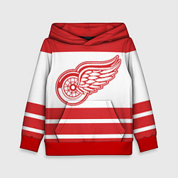 Толстовка-худи детская Detroit Red Wings, цвет: 3D-красный