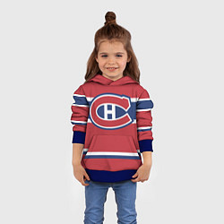 Толстовка-худи детская Montreal Canadiens, цвет: 3D-синий — фото 2
