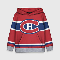 Толстовка-худи детская Montreal Canadiens, цвет: 3D-меланж