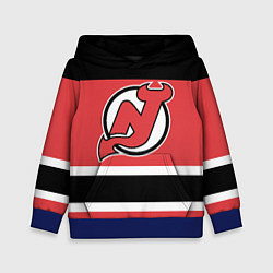Толстовка-худи детская New Jersey Devils, цвет: 3D-синий