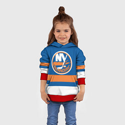 Толстовка-худи детская New York Islanders, цвет: 3D-красный — фото 2