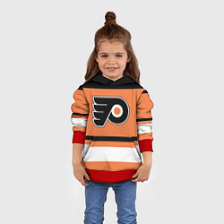 Толстовка-худи детская Philadelphia Flyers, цвет: 3D-красный — фото 2